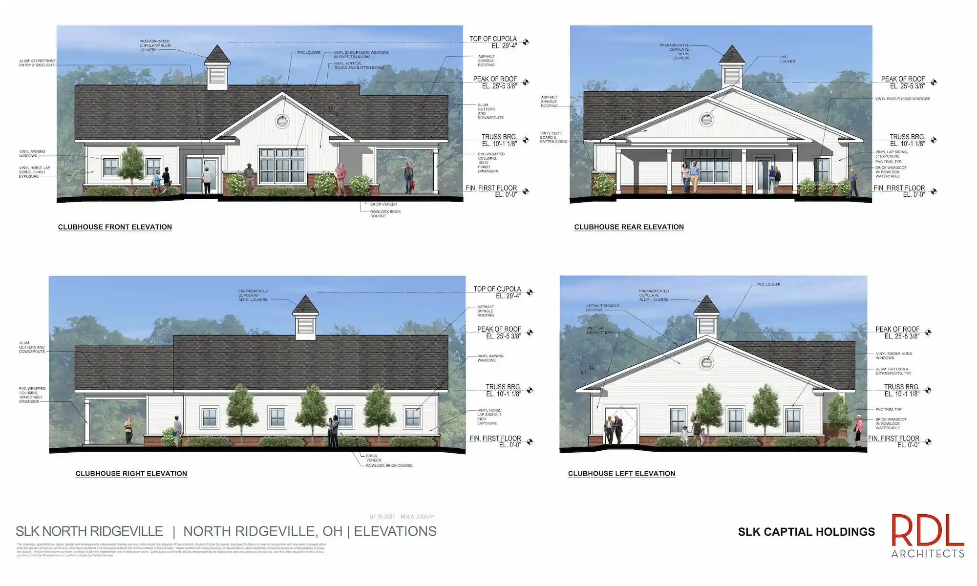 Ridgeville Farms Clubhouse architectural renderings